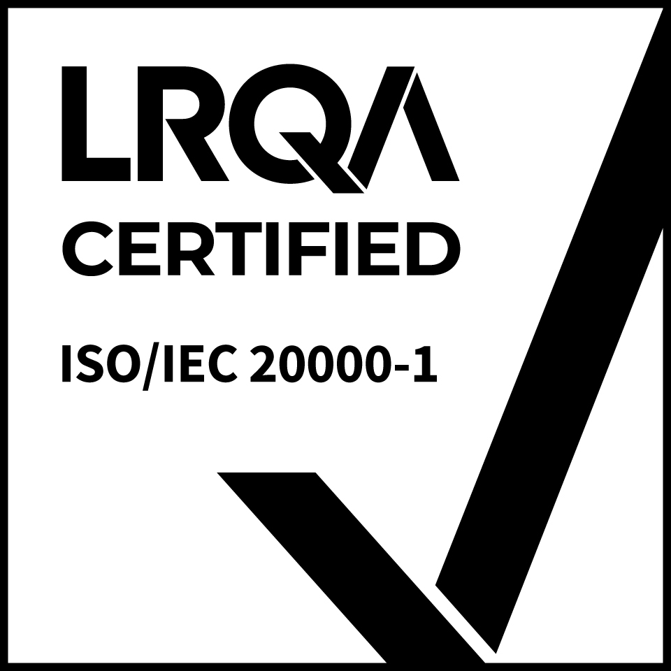 LRQA Certified ISO/IEC 20000-1