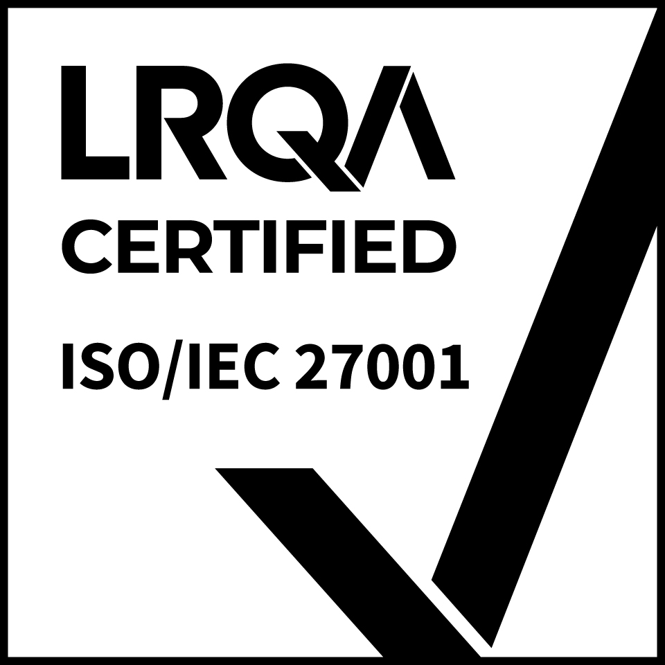 LRQA Certified ISO/IEC 27001